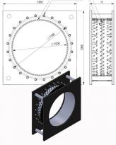 FF-Bauteil mit Betonschutzplatte 